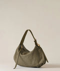 BORBONESE HOBO BAG COLORE OLIVA