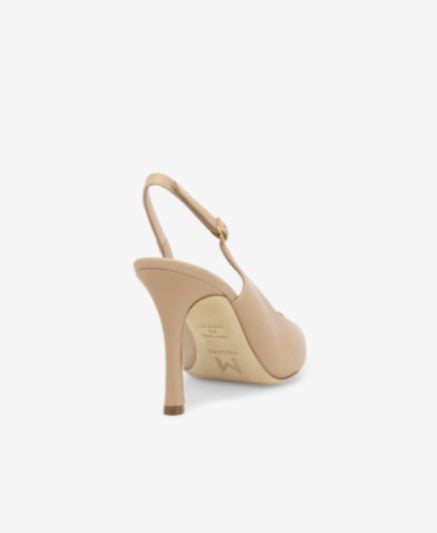 Melluso Décolleté donna slingback in pelle fondotinta