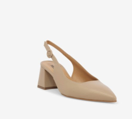 Melluso Décolleté donna slingback in pelle fondotinta