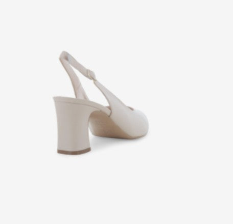 Melluso Slingback chiusa in pelle color beige chiaro