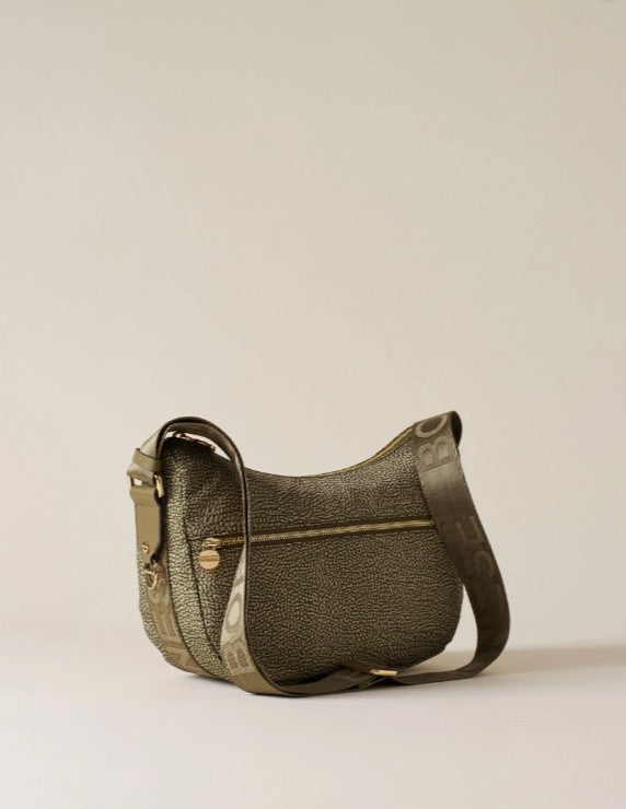 BORBONESE LUNA BAG SMALL COLORE OLIVA