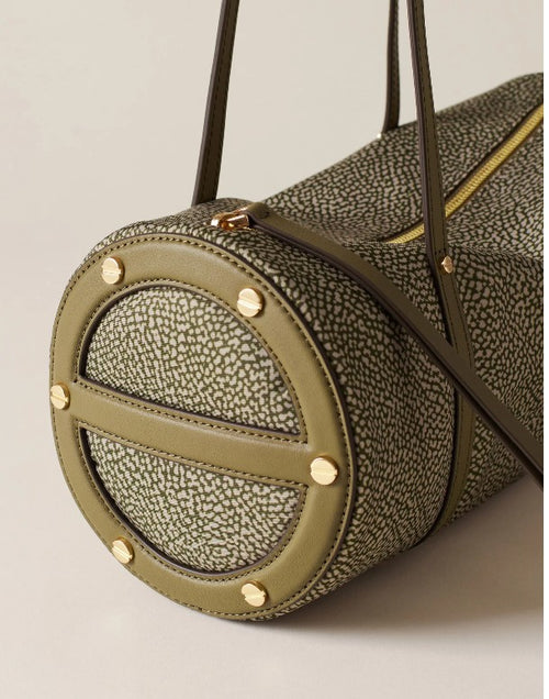 BORBONESE BAULETTO BAG MEDIUM COLORE OLIVA
