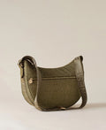 BORBONESE ECO LINE LUNA BAG MIDDLE COLORE OLIVA