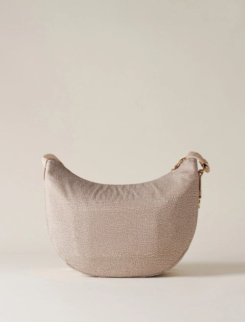 BORBONESE ECO LINE LUNA BAG MIDDLE COLORE SABBIA