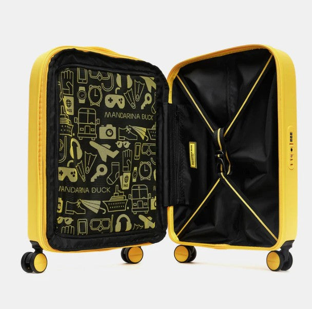 LOGODUCK + Trolley Cabin Espandibile (4 Ruote) | cm 55X40X20/23
